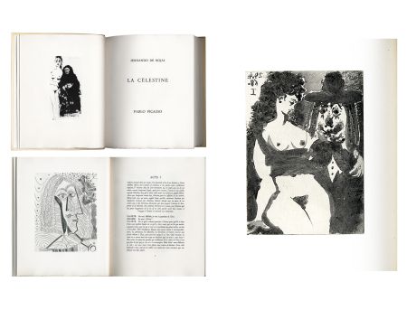 Livre Illustré Picasso - LA CÉLESTINE. 66 gravures originales de Pablo Picasso (1971)