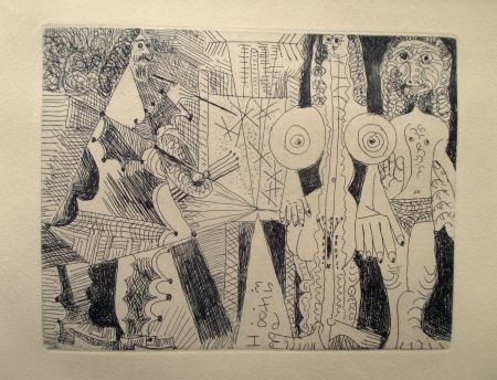 Gravure Picasso - La Célestine