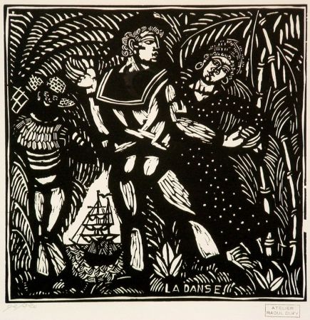 Gravure Sur Bois Dufy - La Dance 
