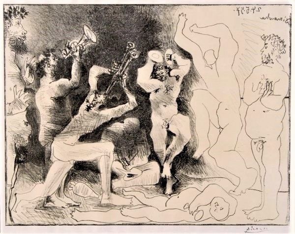 Lithographie Picasso - La Danse des Faunes