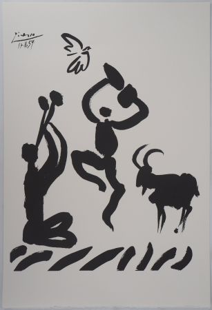 Lithographie Picasso - La danse des faunes