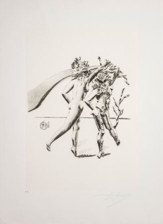 Lithographie Dali - La Danza