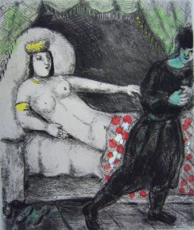 Gravure Chagall - La femme de Potiphar