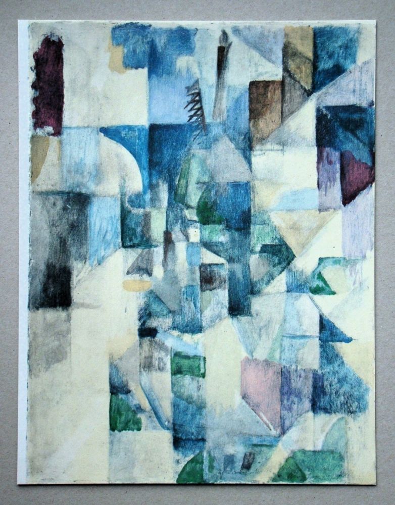 Pochoir Delaunay - La fenêtre n°2