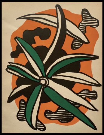 Lithographie Leger - La fleur 