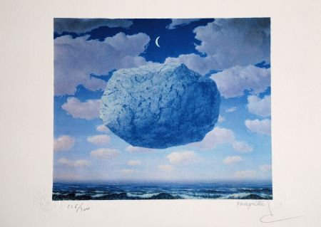 Lithographie Magritte - La Flèche de Zénon