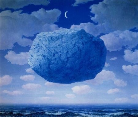 Lithographie Magritte - La flèche de Zénon
