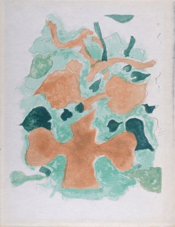 Lithographie Braque - La Forêt, 1963
