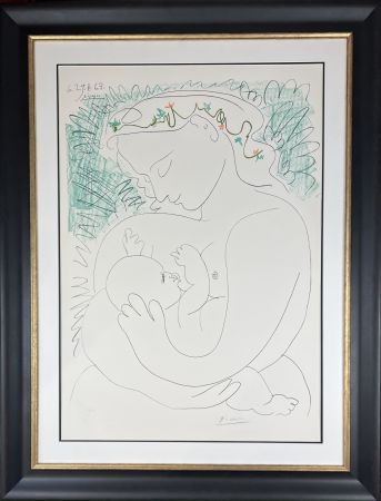 Lithographie Picasso - La Grande Maternité