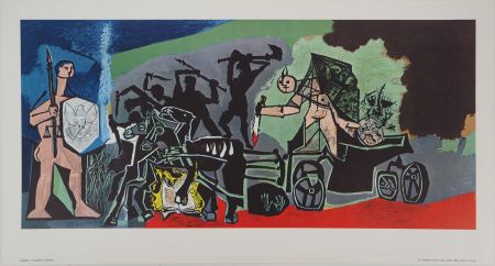 Lithographie Picasso - La Guerre