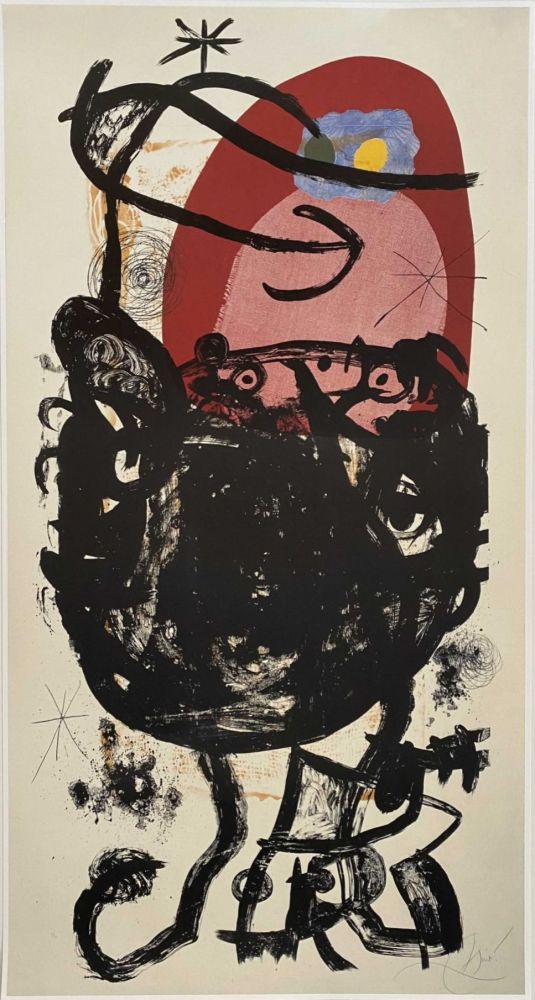 Affiche Miró (After) - La Guerrière De Cent Ans