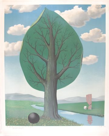Lithographie Magritte - La Géante
