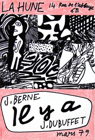 Affiche Dubuffet - La Hune  J Berne Il y a 