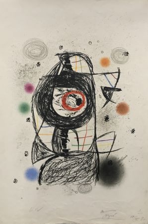 Lithographie Miró - La Jalouse