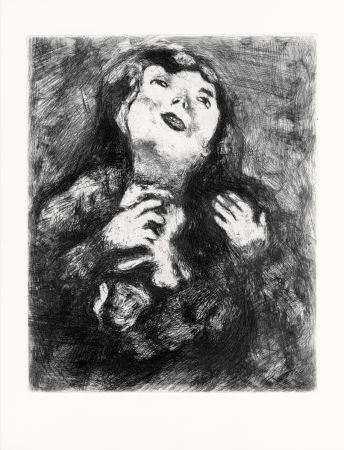 Eau-Forte Chagall - La Jeune Veuve