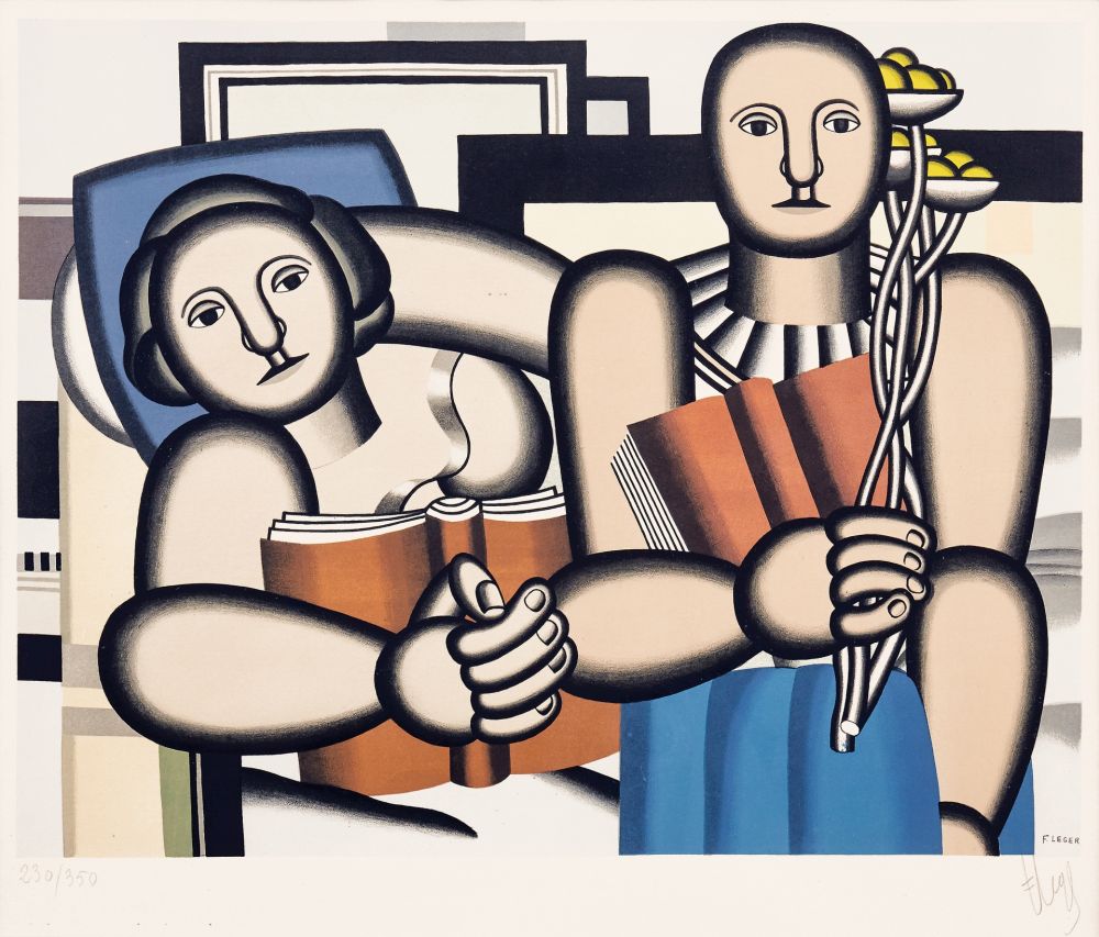 Lithographie Leger -  La Lecture (The Reader)