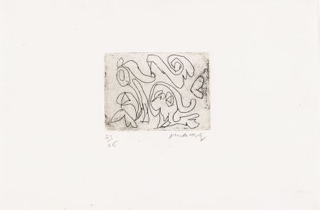 Eau-Forte Alechinsky - La ligne seule 05