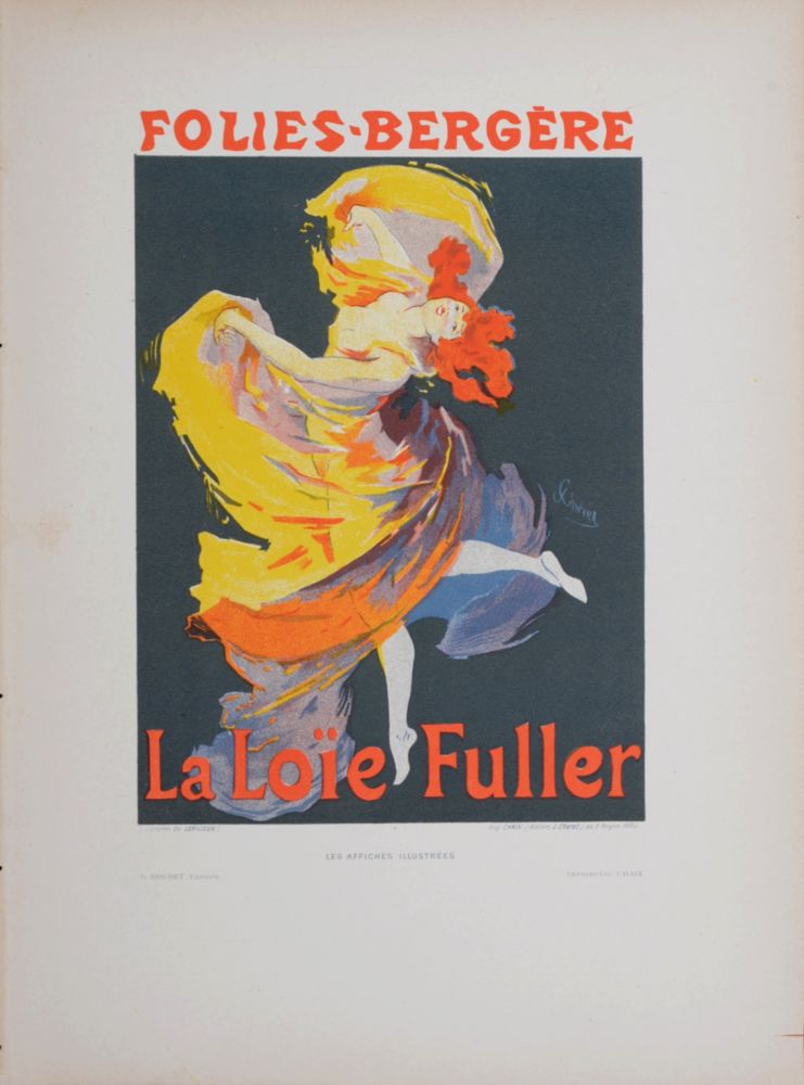 Lithographie Cheret - La Loïe Fuller