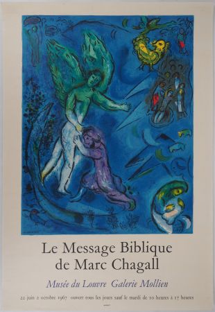 Livre Illustré Chagall - La lutte de Jacob et de l'ange