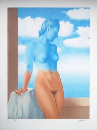 Lithographie Magritte - La magie noire