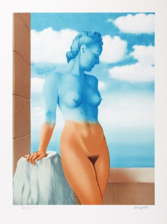 Lithographie Magritte - La Magie Noire (Black Magic)