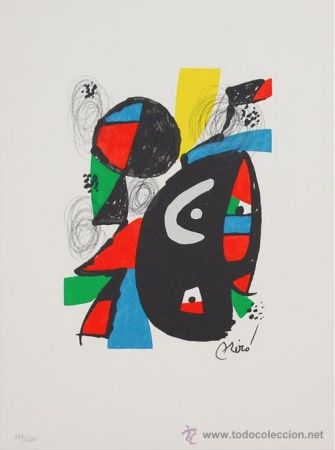 Lithographie Miró - La Melodie Acide 