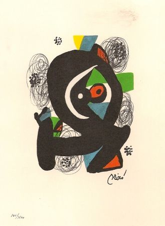 Lithographie Miró - La Melodie Acide 