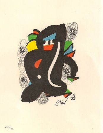 Lithographie Miró - La Melodie Acide 