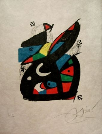 Lithographie Miró - La Melodie Acide 