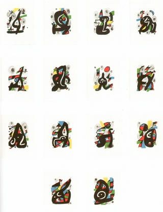 Lithographie Miró - La melodie àcide