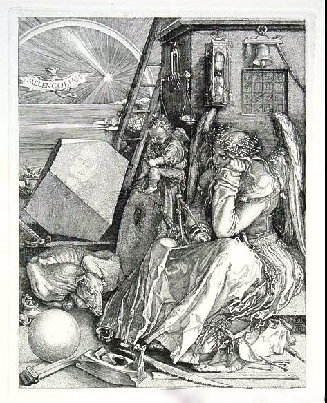 Gravure Durer - La mélancolie