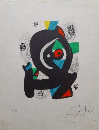 Lithographie Miró - La mélodie acide