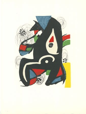 Lithographie Miró - La mélodie acide - 10