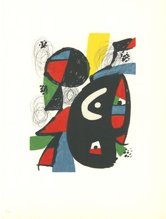 Lithographie Miró - La mélodie acide - 12