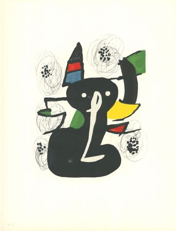 Lithographie Miró - La mélodie acide - 3