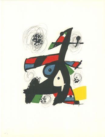 Lithographie Miró - La mélodie acide - 5