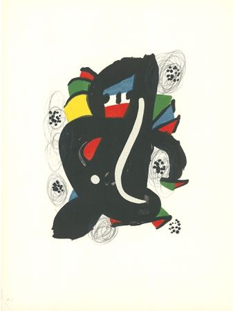 Lithographie Miró - La mélodie acide - 6