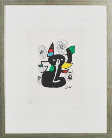 Lithographie Miró - La Mélodie Acide, Planche III