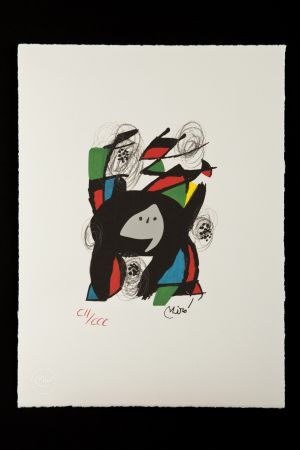 Lithographie Miró - La mélodie acide VIII