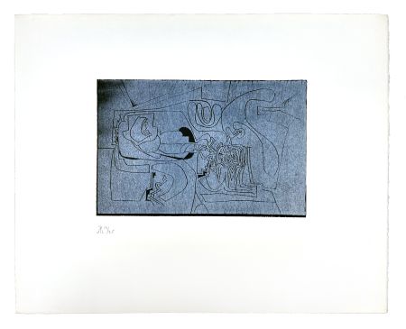 Gravure Sur Bois Müller - LA NUIT