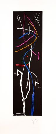 Gravure Miró - La nuit étroite