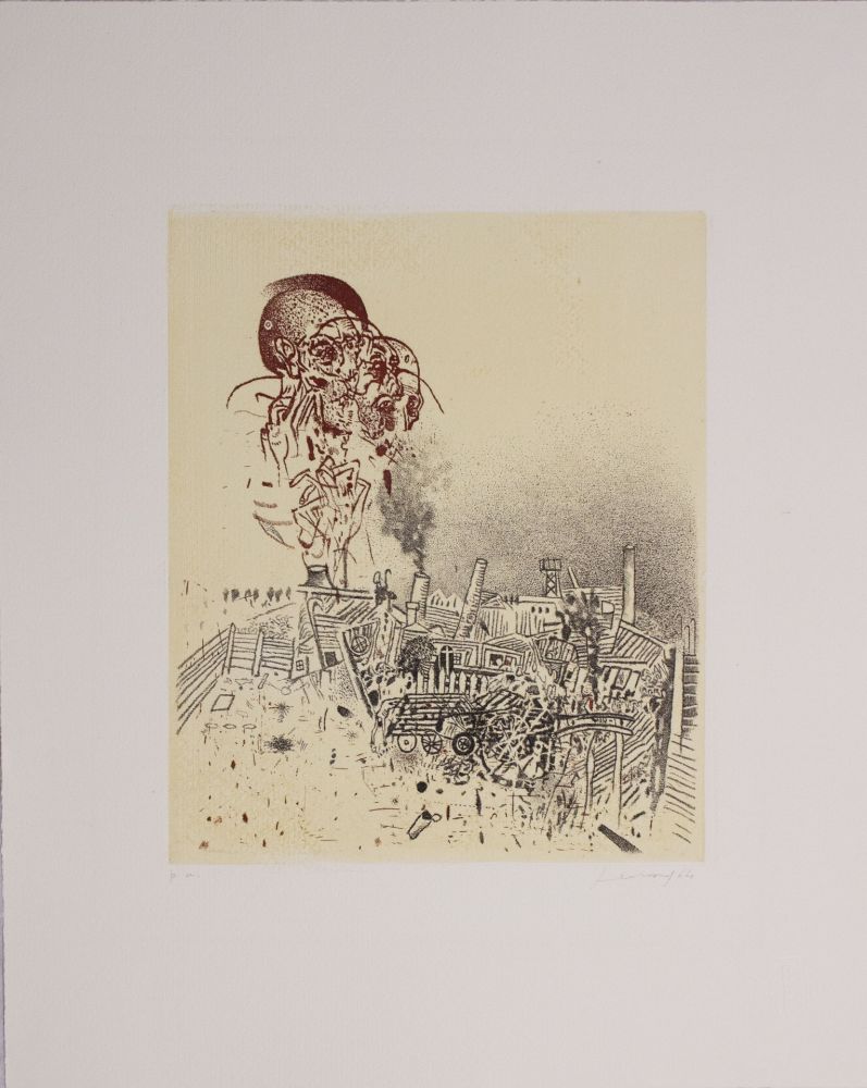 Lithographie Ferroni - La passione - La fabbrica della morte