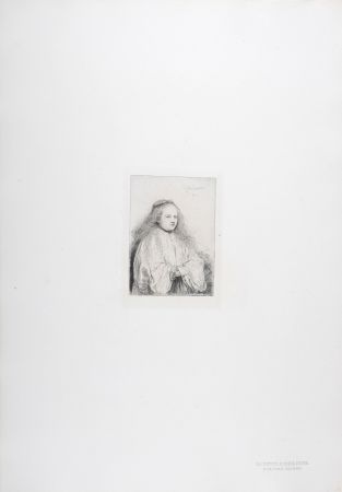 Héliogravure Rembrandt - La petite mariée juive