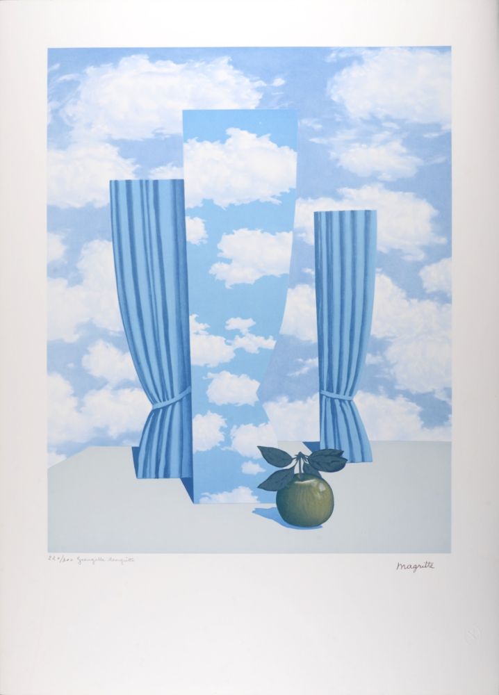 Lithographie Magritte - La Philosophie et la Peinture : Le Beau Monde, C. 1979