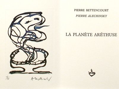 Livre Illustré Alechinsky - La planète Arethuse