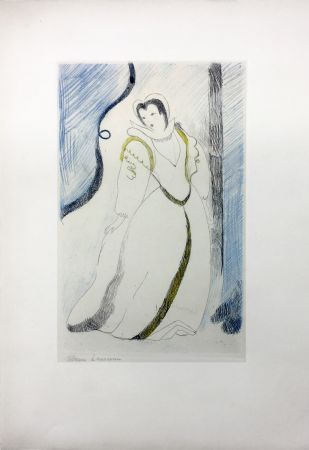 Eau-Forte Laurencin - LA PRINCESSE DE CLÈVES (Pl. III signée au crayon). 1947