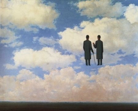 Lithographie Magritte - La reconnaissance infinie
