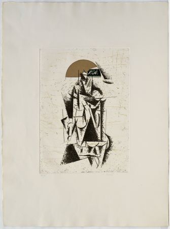 Eau-Forte Valdés - La reina Mariana como pretexto (Braque)