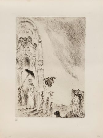 Eau-Forte Chagall - La Reine de Seba
