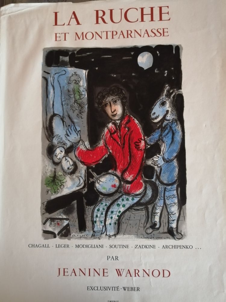 Affiche Chagall - La Ruche - affiche